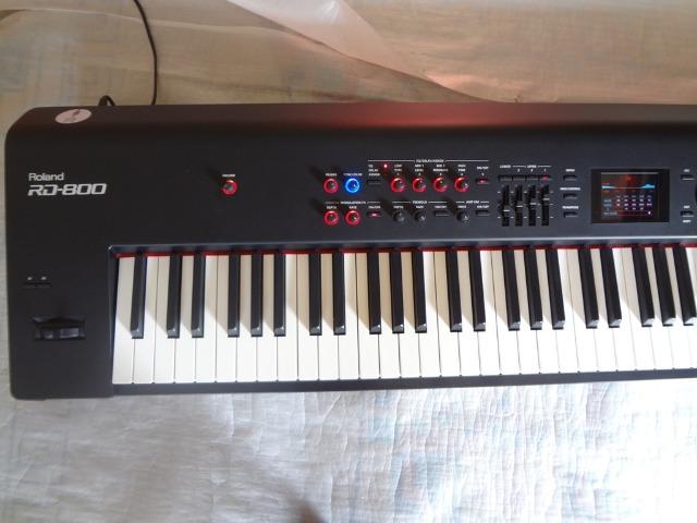 Piano Digital Roland RD 800 estudo troca