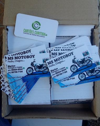 Promoção Cartão de Visitas - Criação da Arte+Impressão+Entrega Grátis - Foto 6