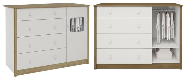 Frete Grátis* Quarto de Bebê, Cômoda Mila, Berço Júnior *NOVO - Foto 5