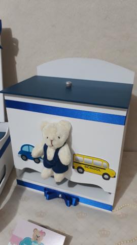 Kit Higiene Bebê Ursinho e Carrinhos - Foto 5