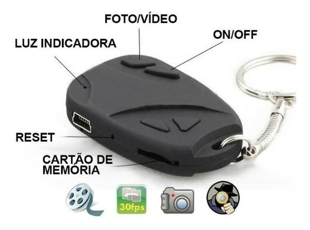 Chaveiro Espião Camera Espiã Igual A Caneta E Pendrive Espiã