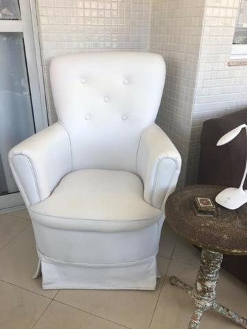 Frete Grátis* Poltrona Amamentação com Balanço e Puff - Elô *NOVO - Foto 5