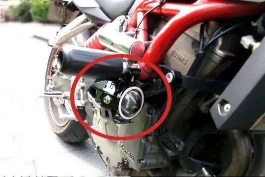Farol Milha alto baixo sinalizador moto trilha e quadriciclo - Foto 6