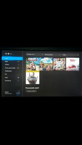 Conta xbox one com vários jogos
