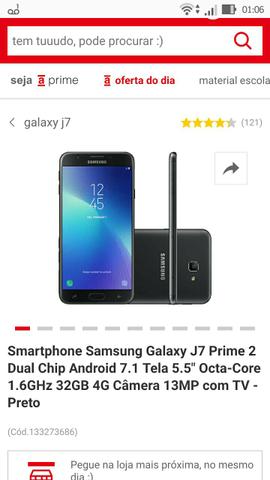 J7 prime 2 geração 32 GB tv