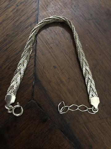 Pulseira Prata Escama de Peixe
