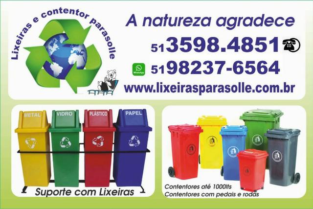 Lixeiras cilíndricas redonda 15lts-compre direto a pronto entrega - Foto 3