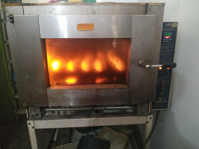 Forno a gás para padaria barbada