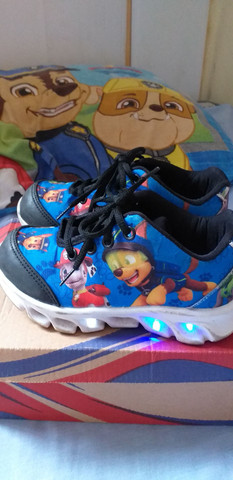 tenis infantil masculino patrulha canina