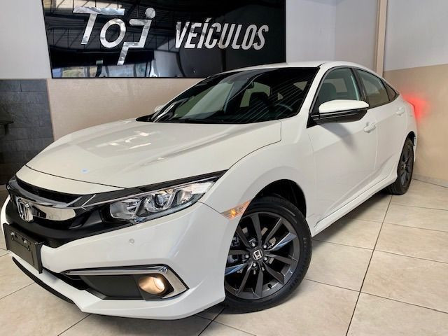 Honda Civic EXL 2.0 * Igual Zero Km * 4.000 Kms Sem Um Detalhe, Branco Perolizado, 2020