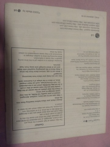 manual de instruções CD-RW / DVD-ROM drive LG Gcc-4521B - Foto 2