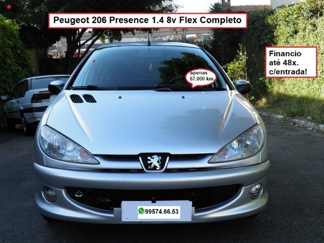PEUGEOT 206 PRESENCE 1.4 FLEX COMPLETO