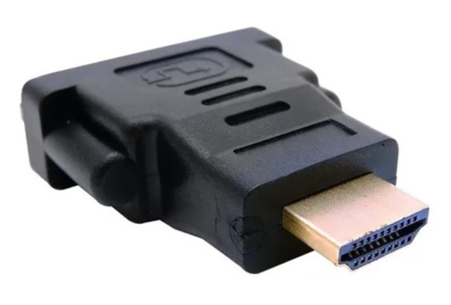 Conversor Adaptador Hdmi Macho Para Dvi-i 24+5 Femea Monitor Arduino Automação COD-CP467  - Foto 3