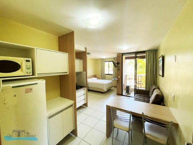 Belo apartamento de 31m² para locação no Condomínio Life Resort! 