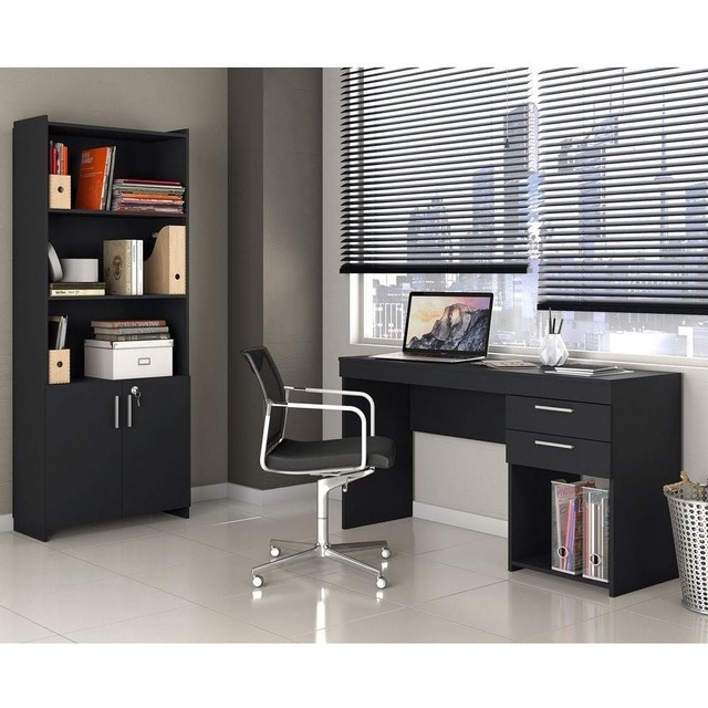 Escritório sala mesa office escrivaninha  - Foto 3