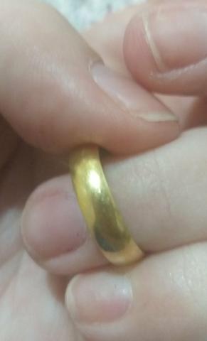 Aliança em ouro 24