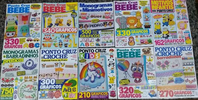 Revista Ponto Cruz - Nova - Kit 20 Revistas