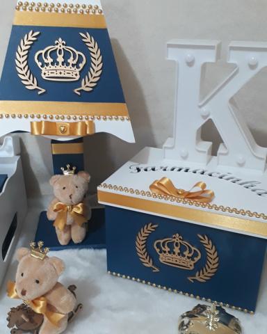 Kit Higiene Bebê Realeza Baby Boy - Foto 5