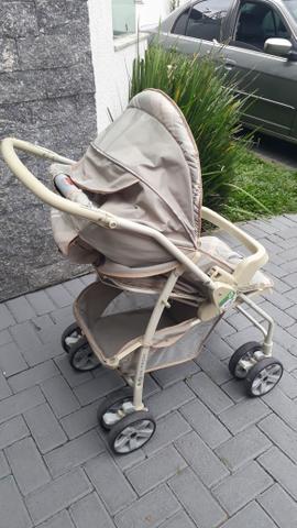 Carrinho de bebê Burigotto Peg-Pérego com bebê conforto - Foto 2