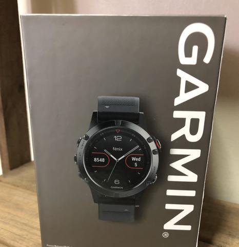 Relógio Garmin Fenix 5 Sapphire - Preto
