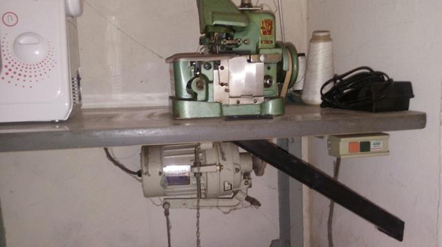 Prensa térmica + overlook semi industrial + maquina de de costura reta