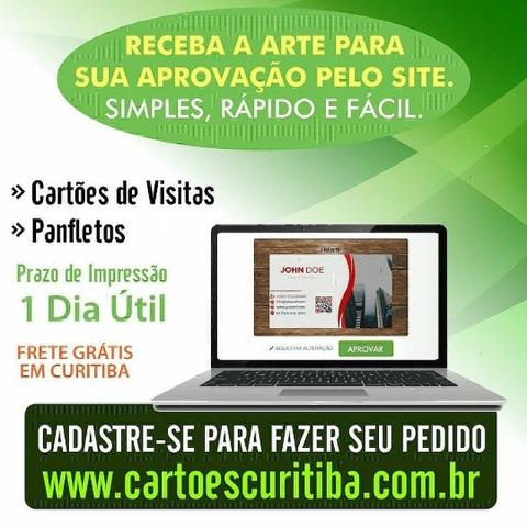 Promoção Cartão de Visitas - Criação da Arte+Impressão+Entrega Grátis