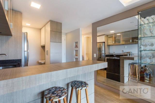 Apartamento mobiliado com 1 dormitório próximo ao parkshop barigui, 41 m² por r$ 324.900,0 - Foto 5