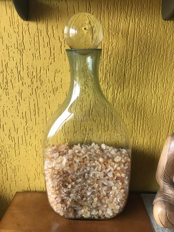 Vaso pedra citrino