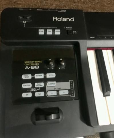 Controlador midi a-88 da roland - Foto 2