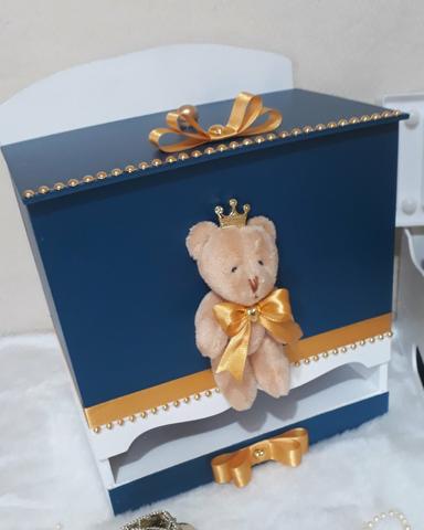 Kit Higiene Bebê Realeza Baby Boy - Foto 3