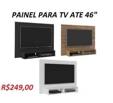 (Entrega+Montagem+Instalação)Lindo Painel Com Nichos Ate TV de 46 Apenas 249,00