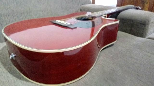 Violão Takamine eg530c seminovo made in Korea - Foto 4