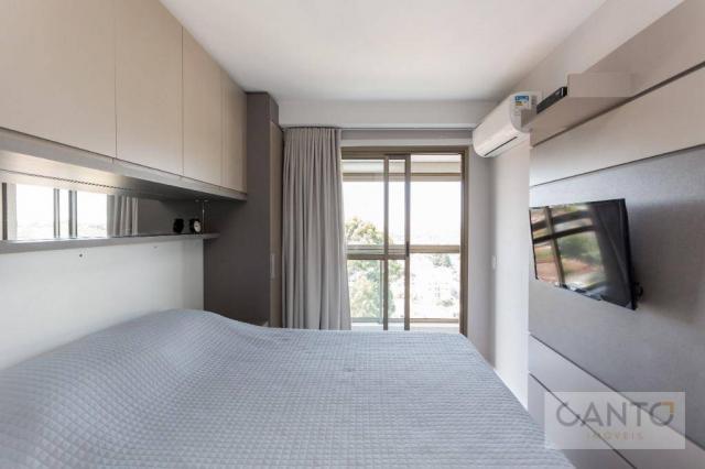 Apartamento mobiliado com 1 dormitório próximo ao parkshop barigui, 41 m² por r$ 324.900,0 - Foto 16