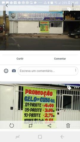Venda de gelo em cubo para comercio em getal