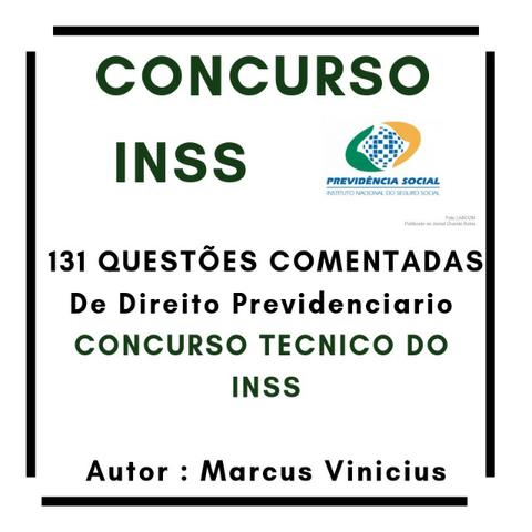 Material para concurso INSS - 131 questoes