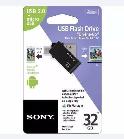 Pen Drive Sony - Dual Drive - 32 Gb - Smartphone - Pendrive 100% original