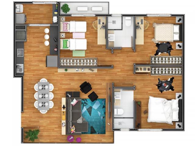 Apartamento à venda com 2 dormitórios em Costa e silva, Joinville cod:V52002 - Foto 6