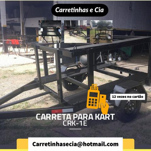 Carretinha reboque engates peças - Foto 4