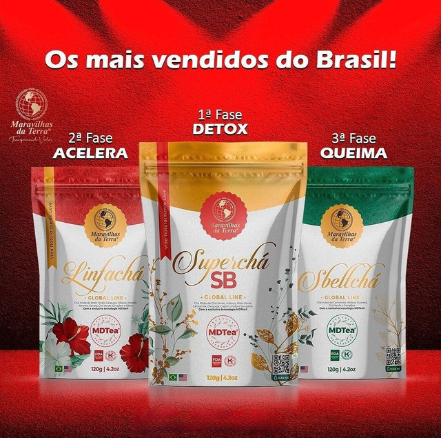 Kit Chá SB MDTea Maravilhas da Terra