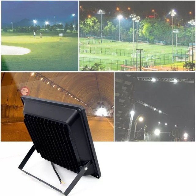 Refletor LED 200w IP 66 Preto Vega Pró 