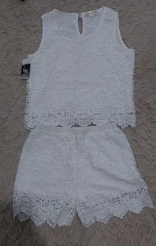 Conjunto em renda super leve 