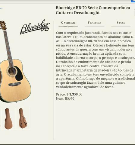Violão Blueridge BR 70 Series - Foto 5