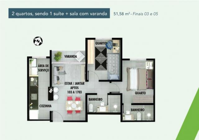 Apartamento 2 dorms no samambaia norte em Samambaia - DF - Foto 15