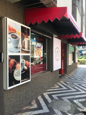 Compra rápida de café e sorveteria