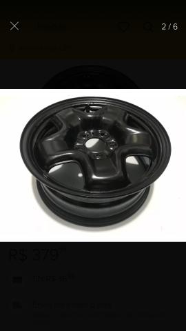 Rodas com calotas fiat touro 16 - Foto 4