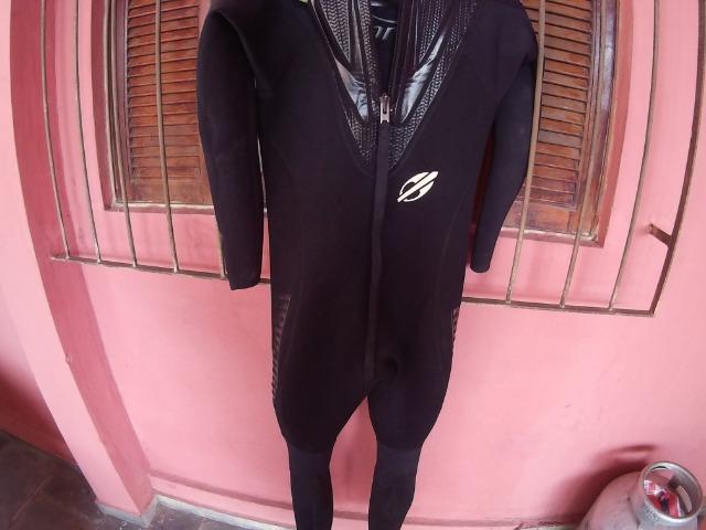 Long John Neoprene Mormaii Ultra Skin 3.2mm Tamanho M - Foto 2