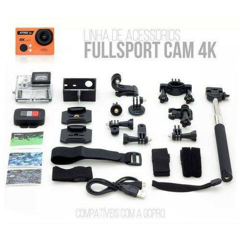 Câmera Atrio Fullsport 4K (WIFI) com cartão de memória 32GB classe 10 DC185 - Foto 3