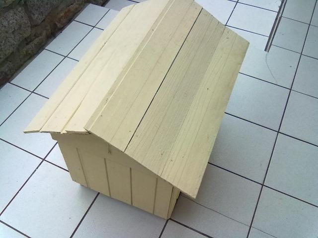 Casinha de madeira para cachorros pequenos e gatos - Foto 3