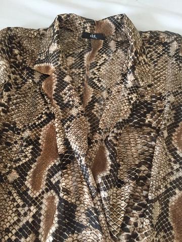 Camisa body animal print P - Foto 3