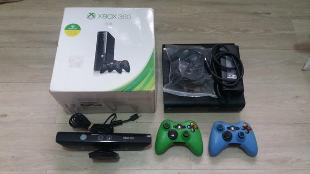 Xbox 360 4gb Destravado Com Kinect - Foto 2